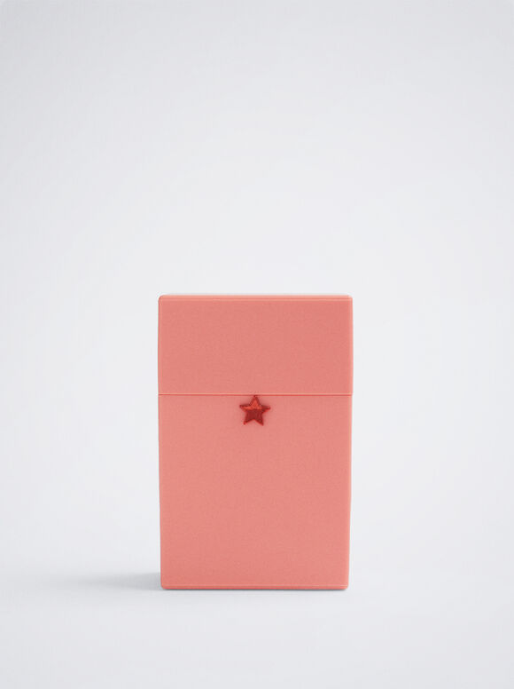 Porta-cigarros com estrela - Coral