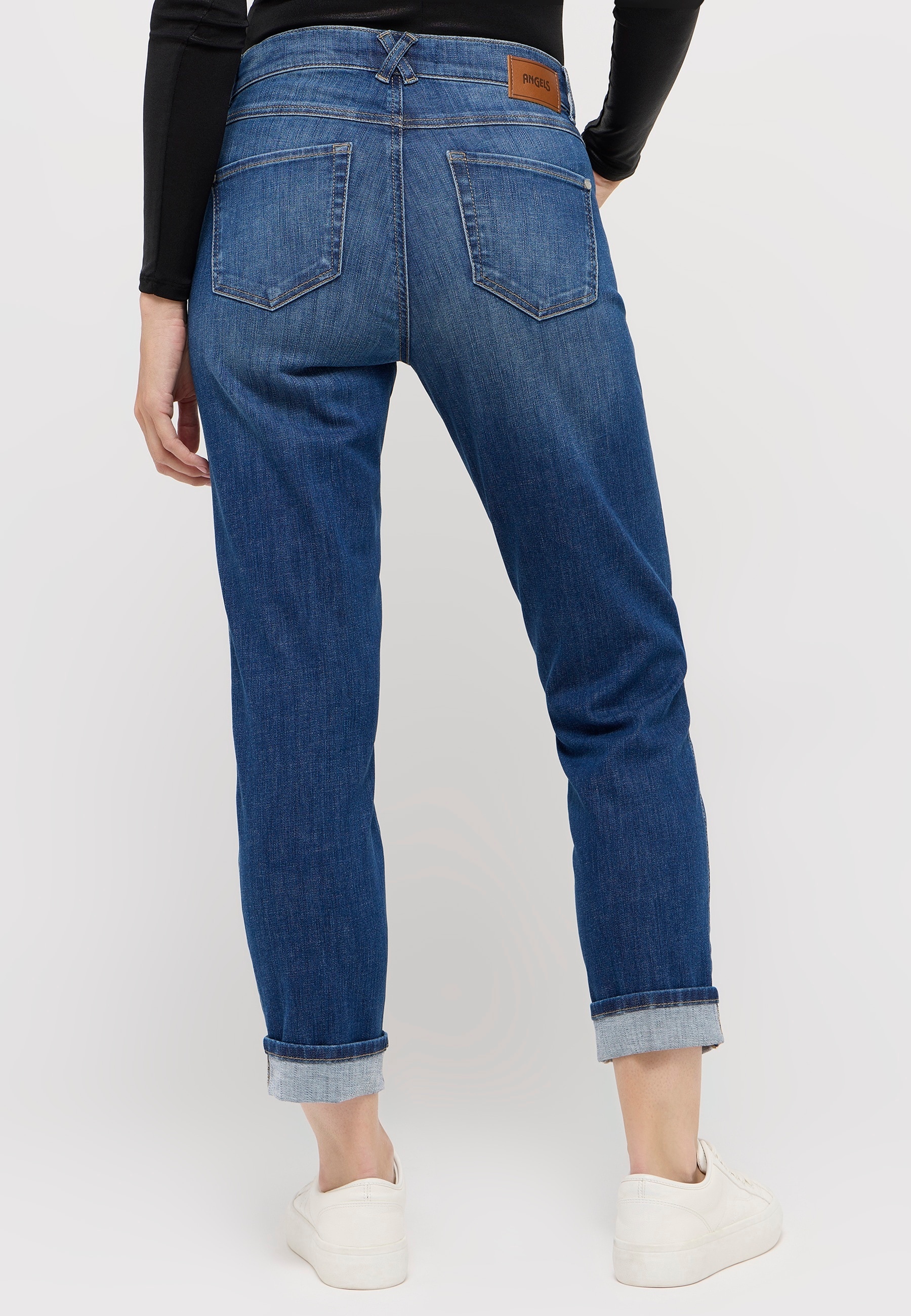 ANGELS Mom-Jeans »DARLEEN CROP TU« im Five-Pocket Style