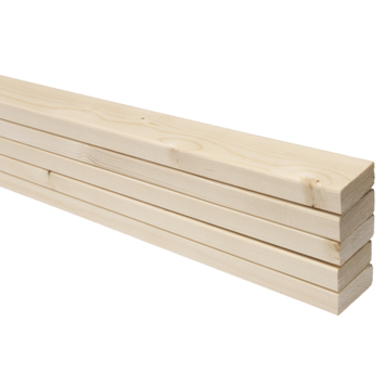 Lattenwand Decowall vuren, lengte 260 cm, 5 stuks