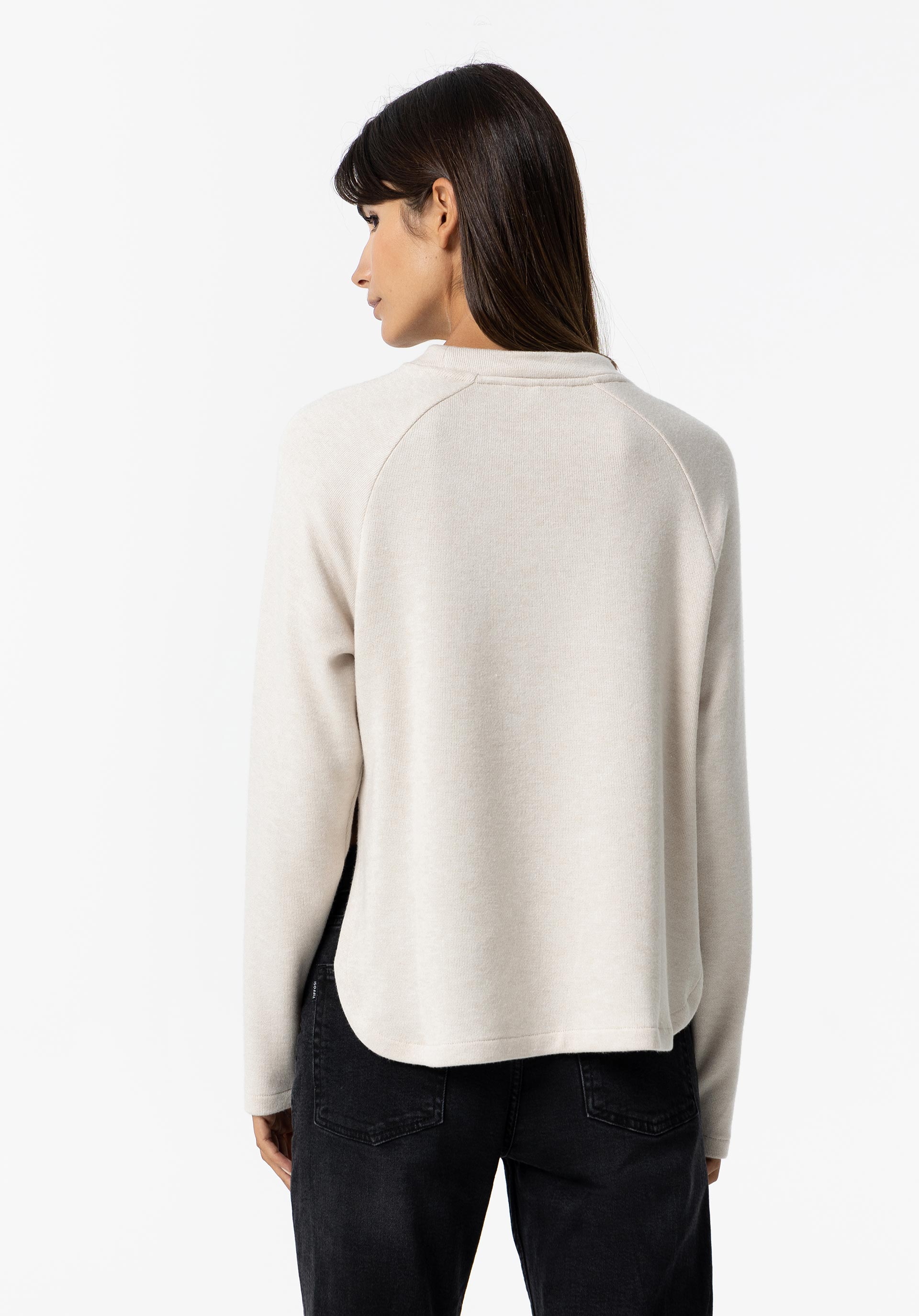 Sweatshirt com Texto Frontal