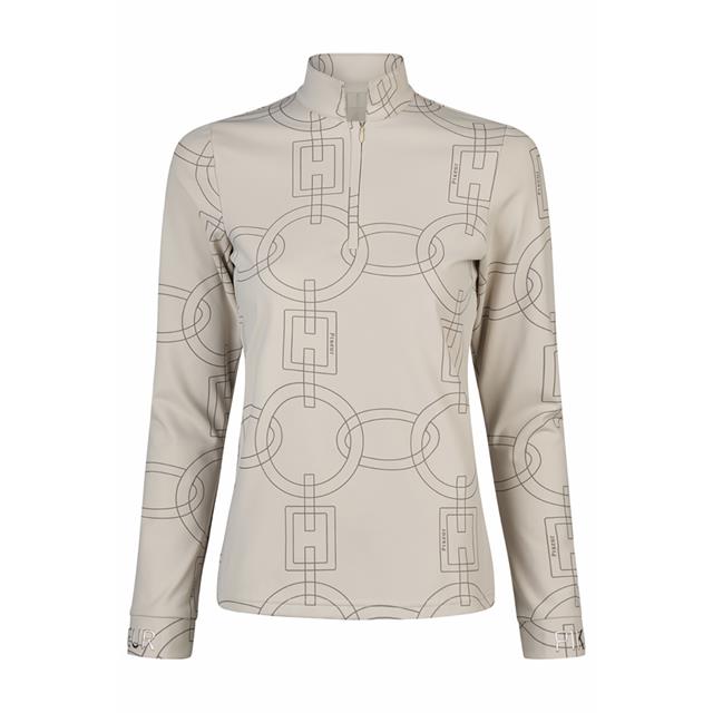 Trainingsshirt Pikeur Selection Print Lichtgrijs