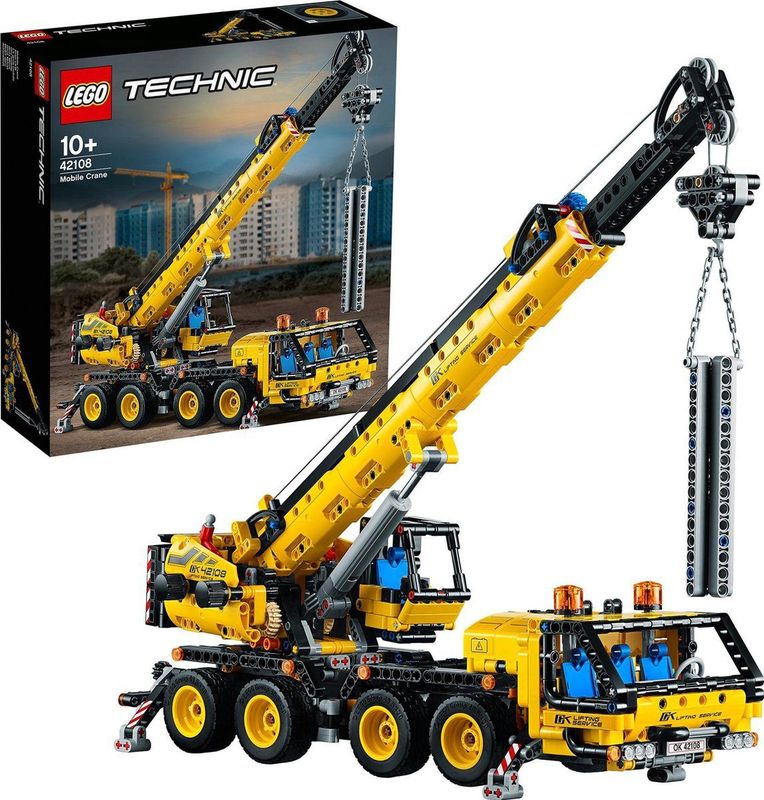 LEGO Technic - Mobiele Kraan - Bouwstenen - Multikleur - Kunststof