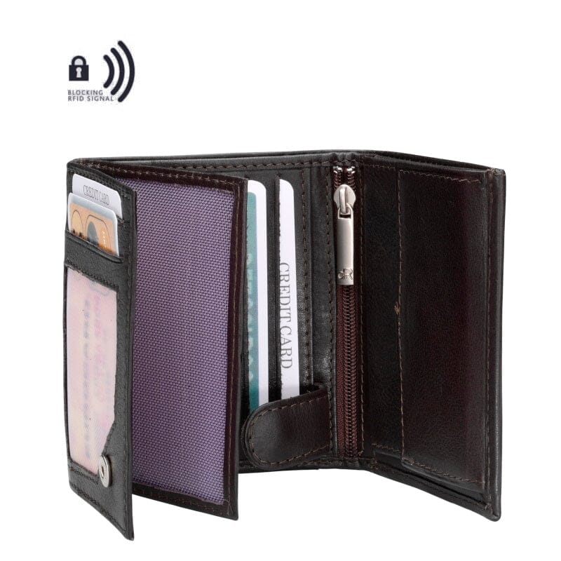 dR Amsterdam Toronto Hoge Billfold 15500 Donkerbruin