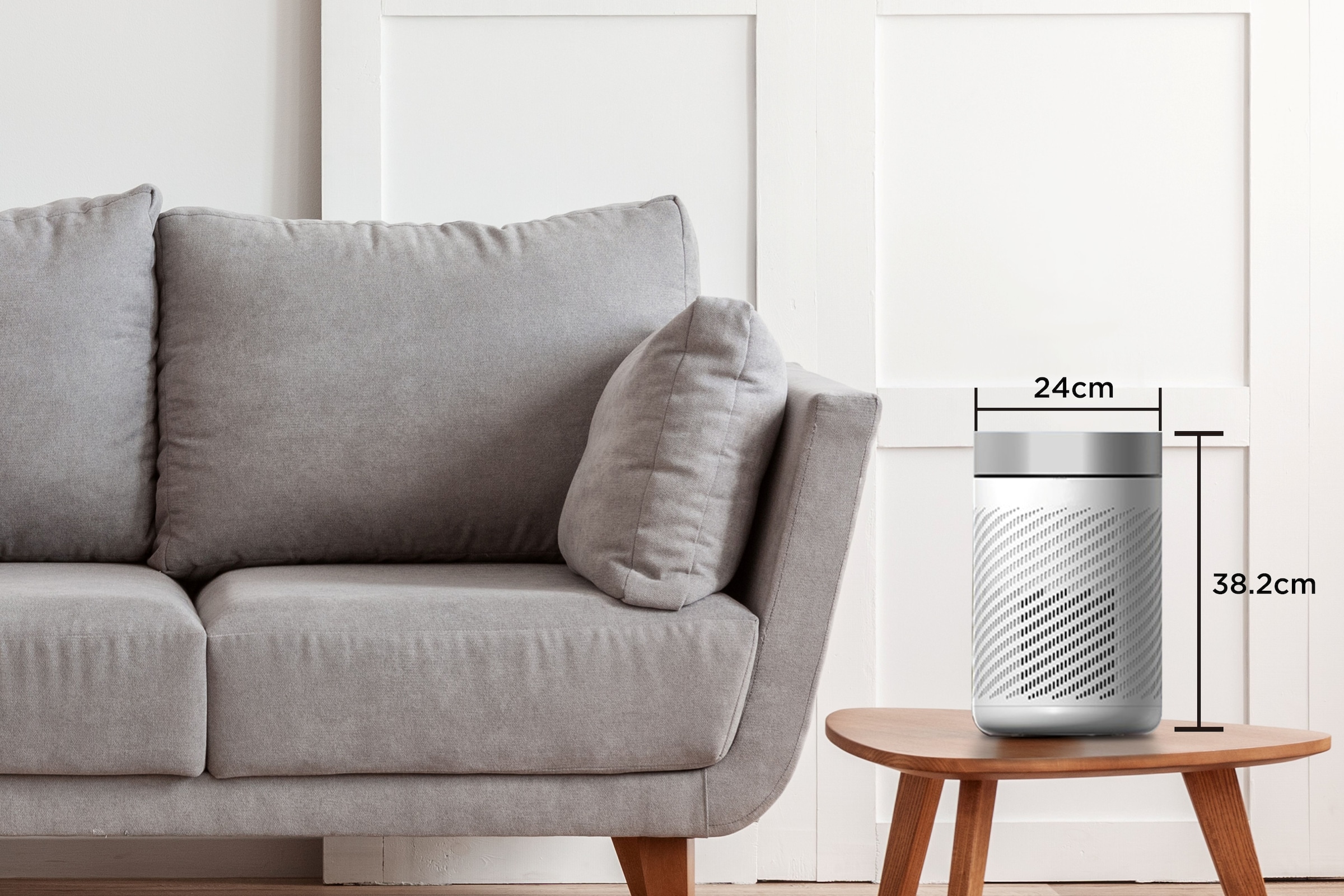 Hanseatic Luftreiniger »»KJ250«« für 65 qm Räume 22W, Top Filterstystem für Allergiker mit Ionentechnologie