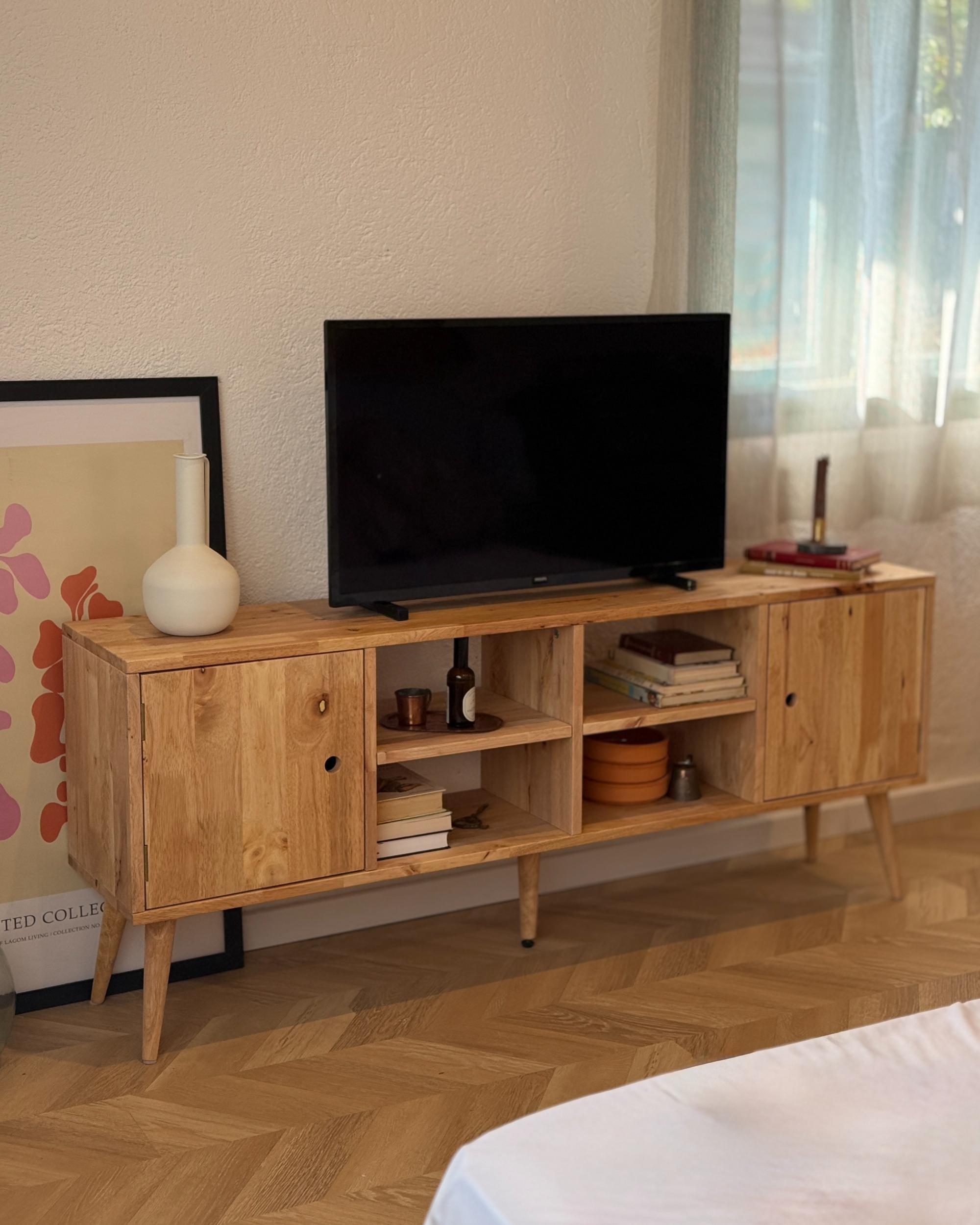 TV-meubel CHANDLER Hout Lichtbruin