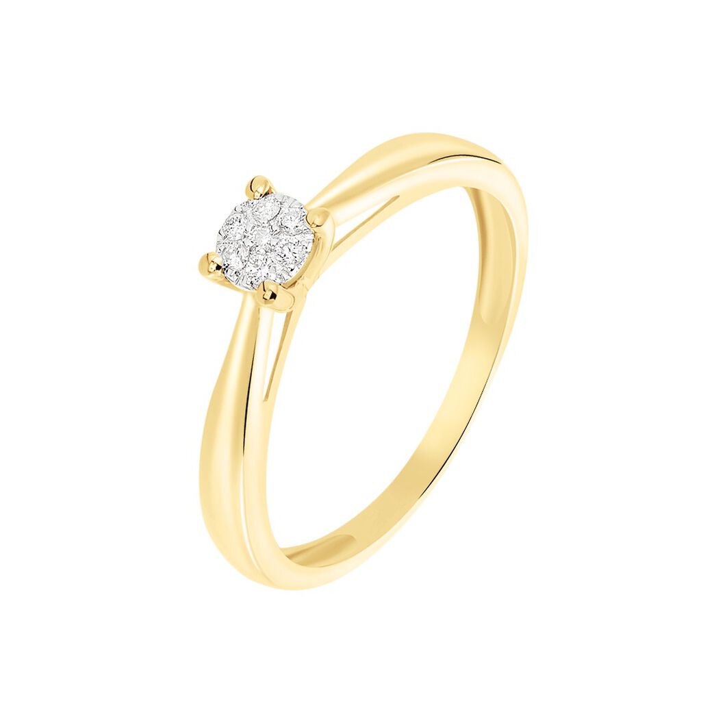 Bague Solitaire Artemis Or Jaune Diamant