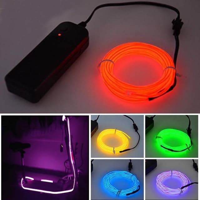 LED Scooter Light Strip Vandtætte biler Atmosfære 3 lystilstande