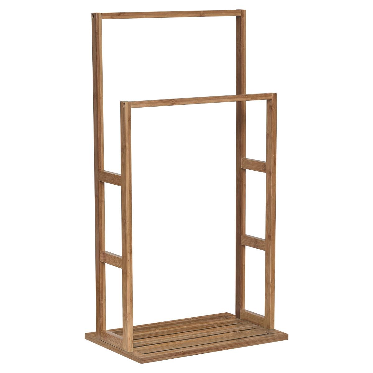 PORTE SERVIETTE BAMBOU 2 BARRES BAMBOU