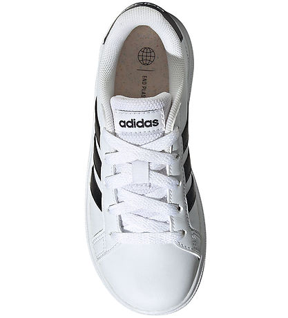 adidas Performance Sko -  Grønd Court 2.0 K - Hvid/Sort