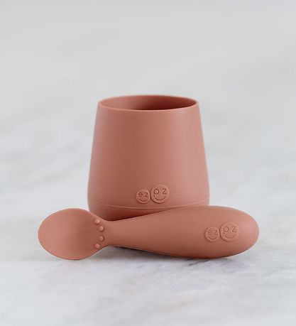 EzPz Geschirr-Set - Silikon - 4 Teile - Sienna