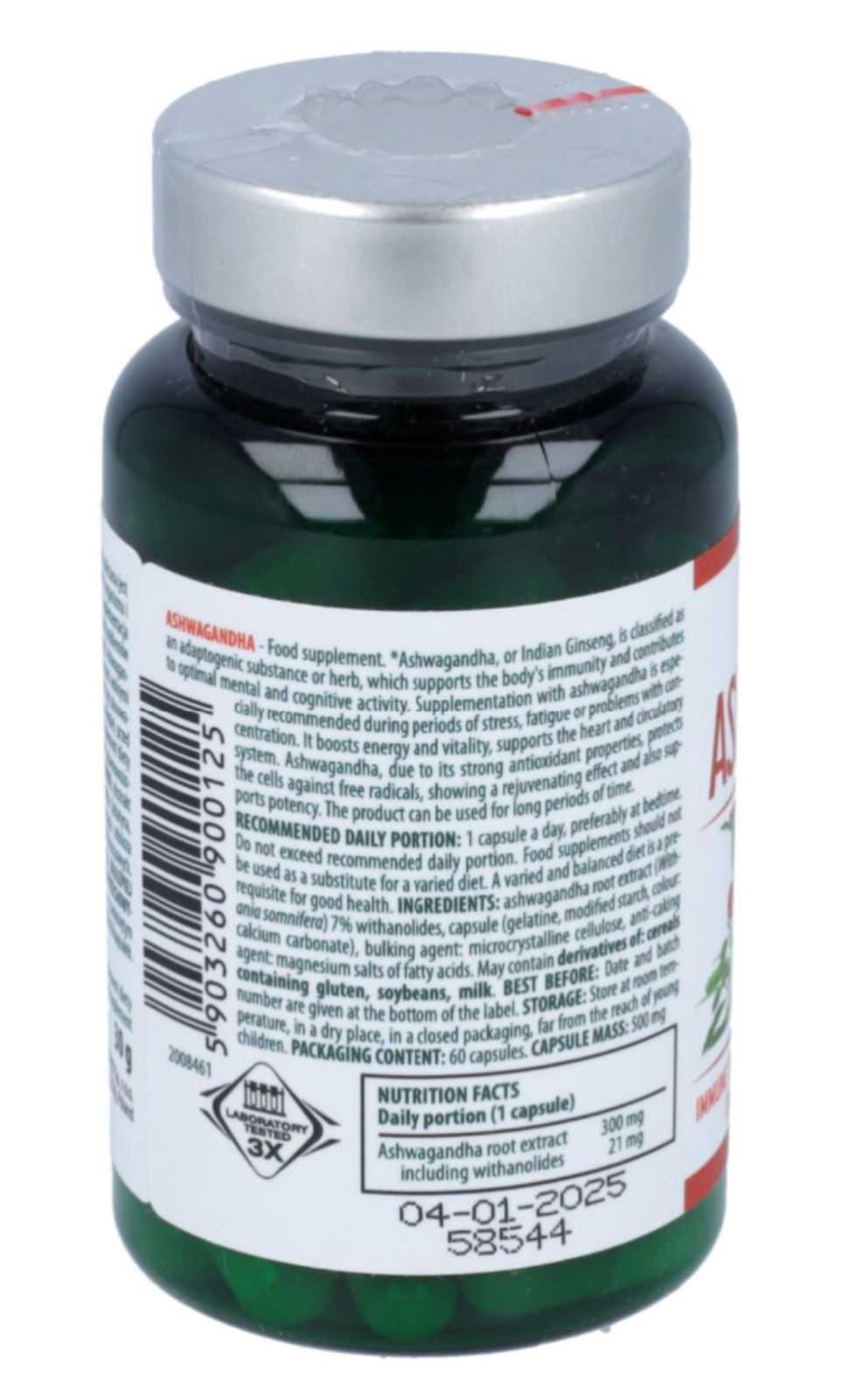 Activlab Ashwagandha 60 cápsulas