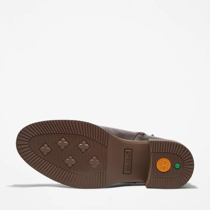 Bota feminina Dalston Vibe de 6 polegadas na cor marrom.