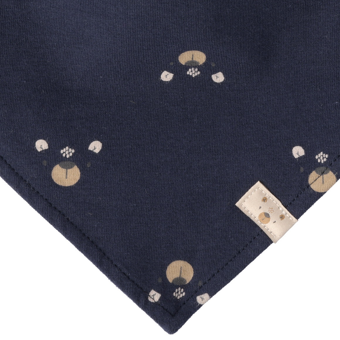 Topomini Baby Bandana mit Bären-Print dunkelblau