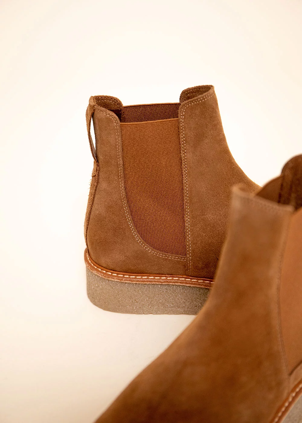 CHELSEA PIAT VELOURS COGNAC