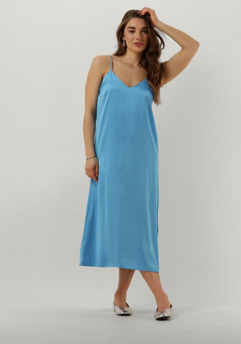 ENVII lichtblauwe envii midi jurk enlima sl slip dress