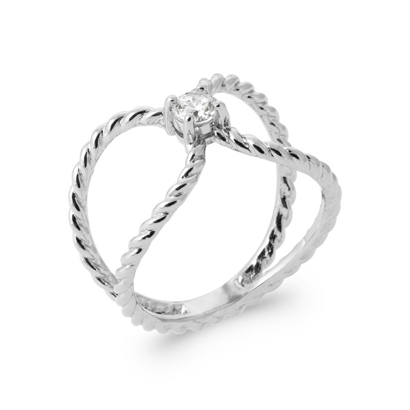 Bague Femme - Argent 925 - Oxyde de zirconium