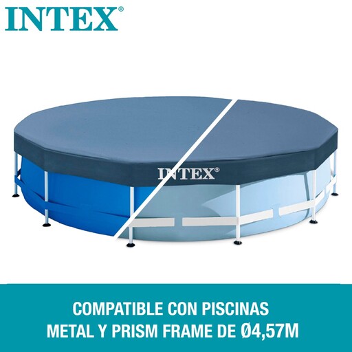 Cobertor Intex Piscina Metálica Metal & Prisma Frame 457 Cm