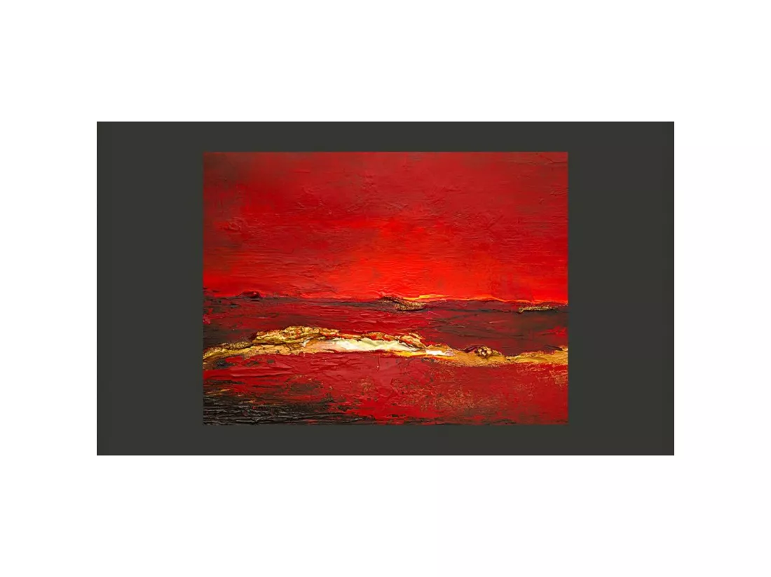 Papier peint vague d'or - 400 x 309 cm