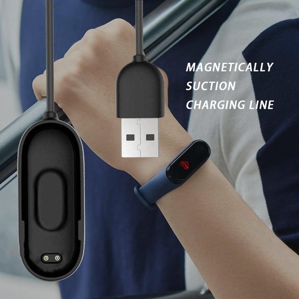 (20cm) Xiaomi Mi Band 4 USB Ladegerät Dockingstation - Schwarz