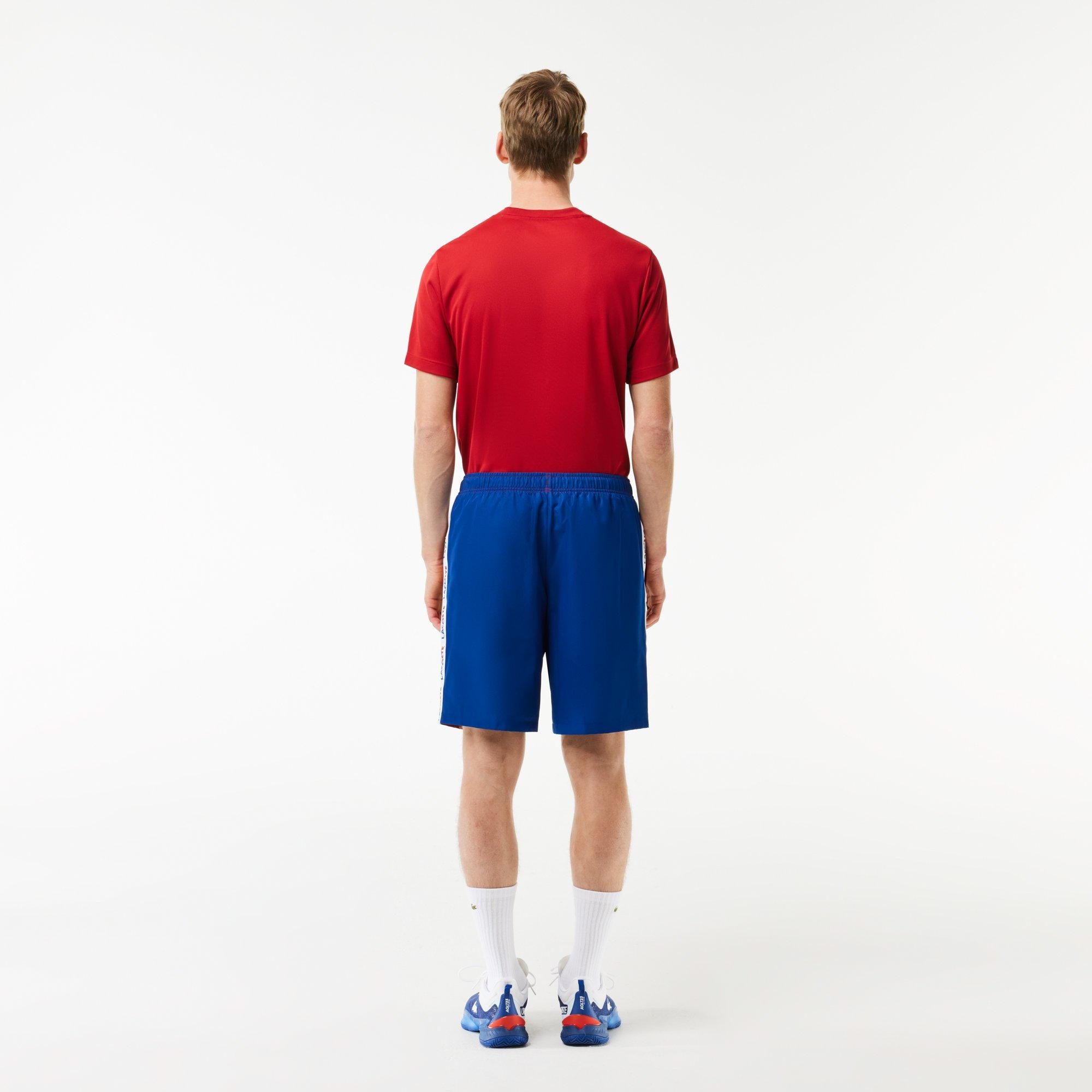 Lacoste Logo Stripe Tennis Shorts
