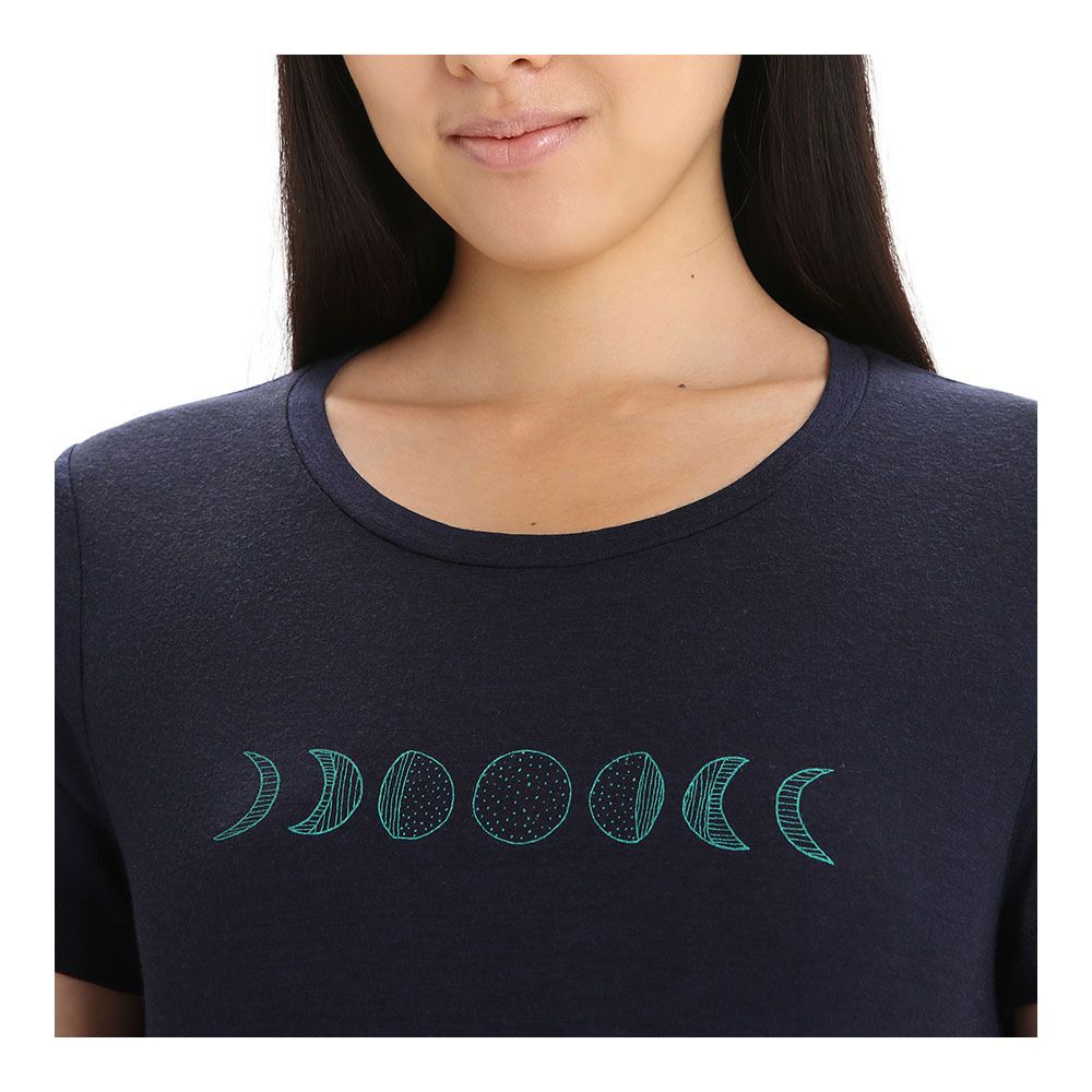 Icebreaker TECH LITE II - Tee-shirt Femme midnight navy
