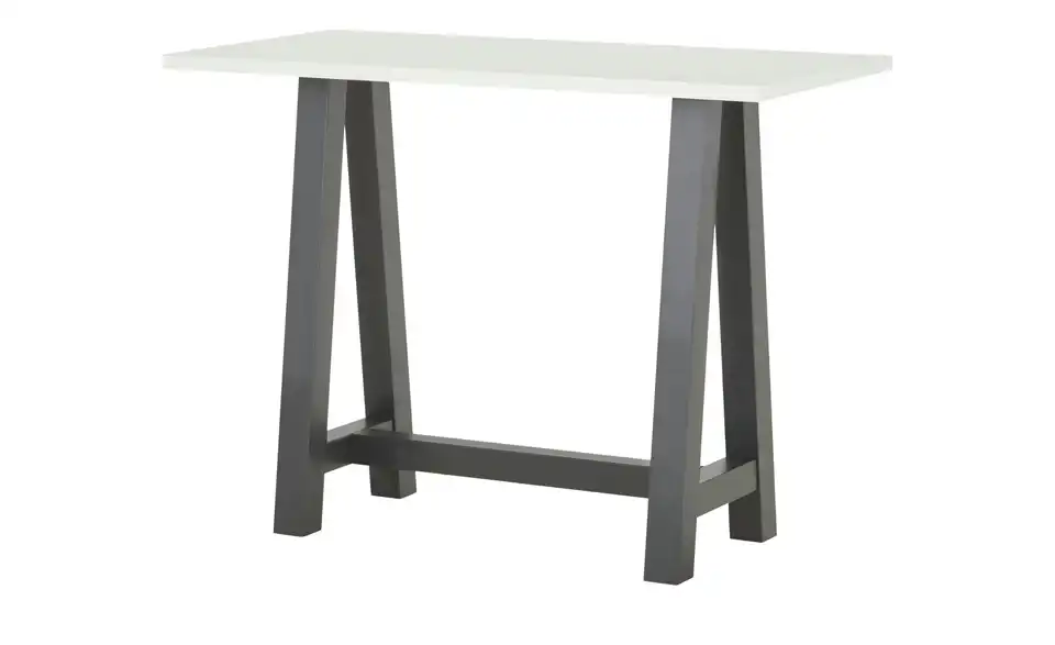 Bartisch Hereford Weiß, matt 120 cm