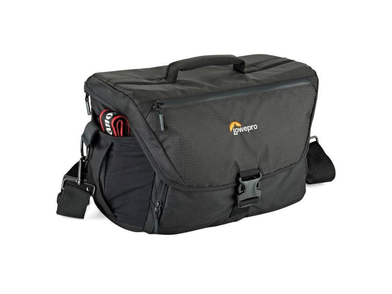 Lowepro Kameratasche Nova 200 AW II Schwarz Kamera Tasche für bis zu 2 professionelle DSLR-Kameras sowie zusätzliche Objektive und Blitz