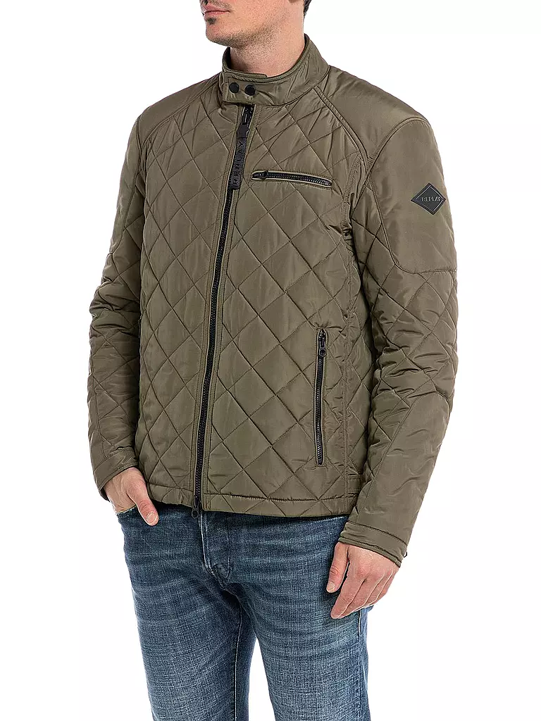 REPLAY Steppjacke  olive