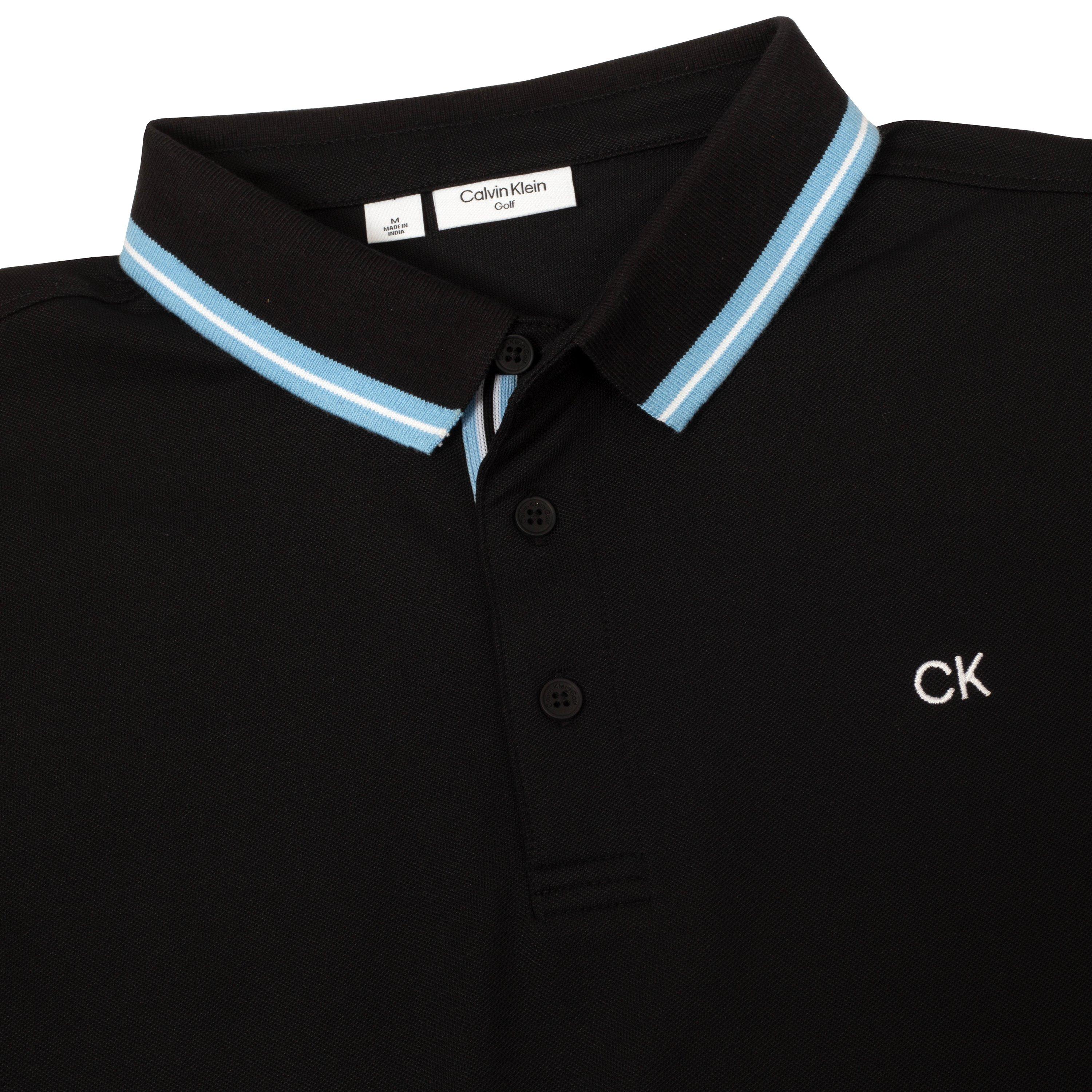 Calvin Klein Golf CKG Monogram Pique Polo Shirt Mens