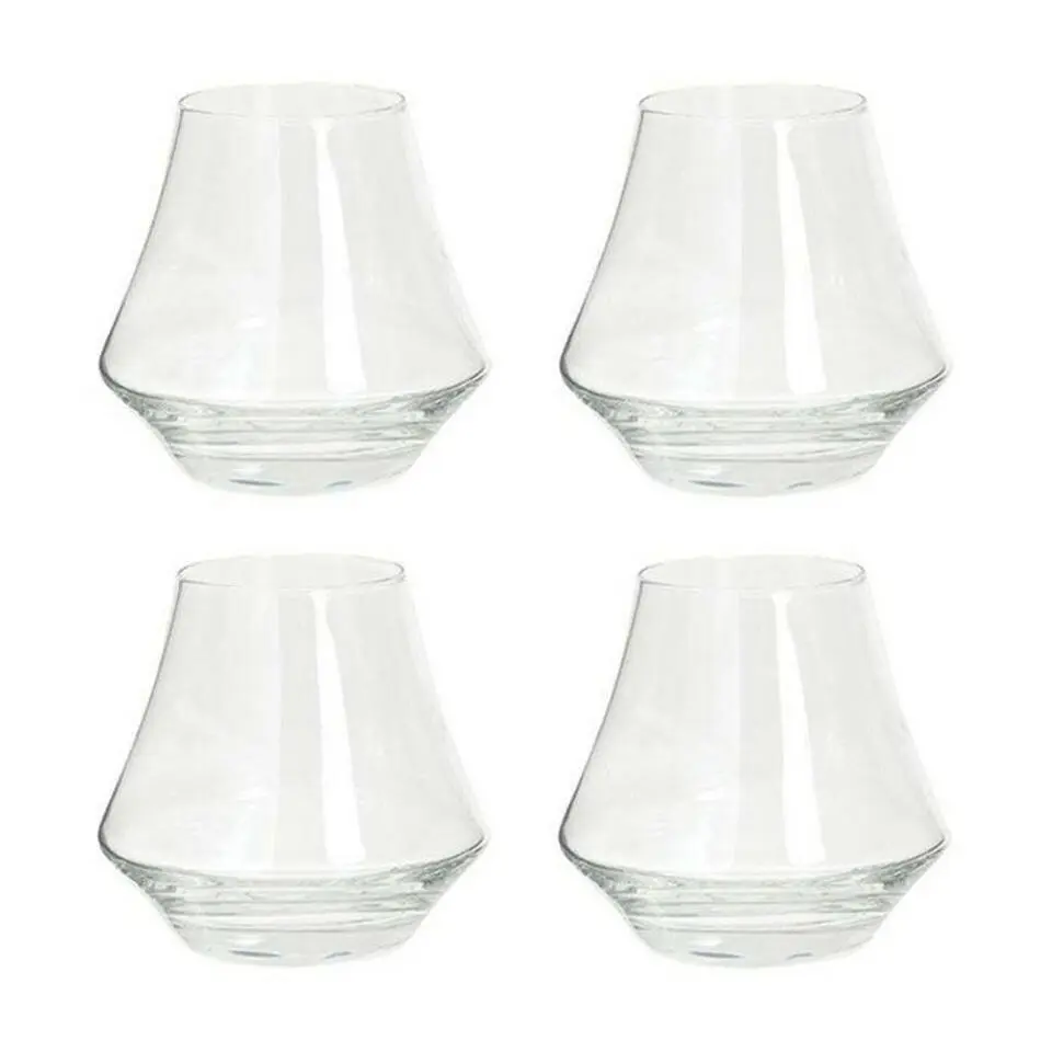 Secret de Gourmet Whisky glazen - 4x - transparant - 290 ml