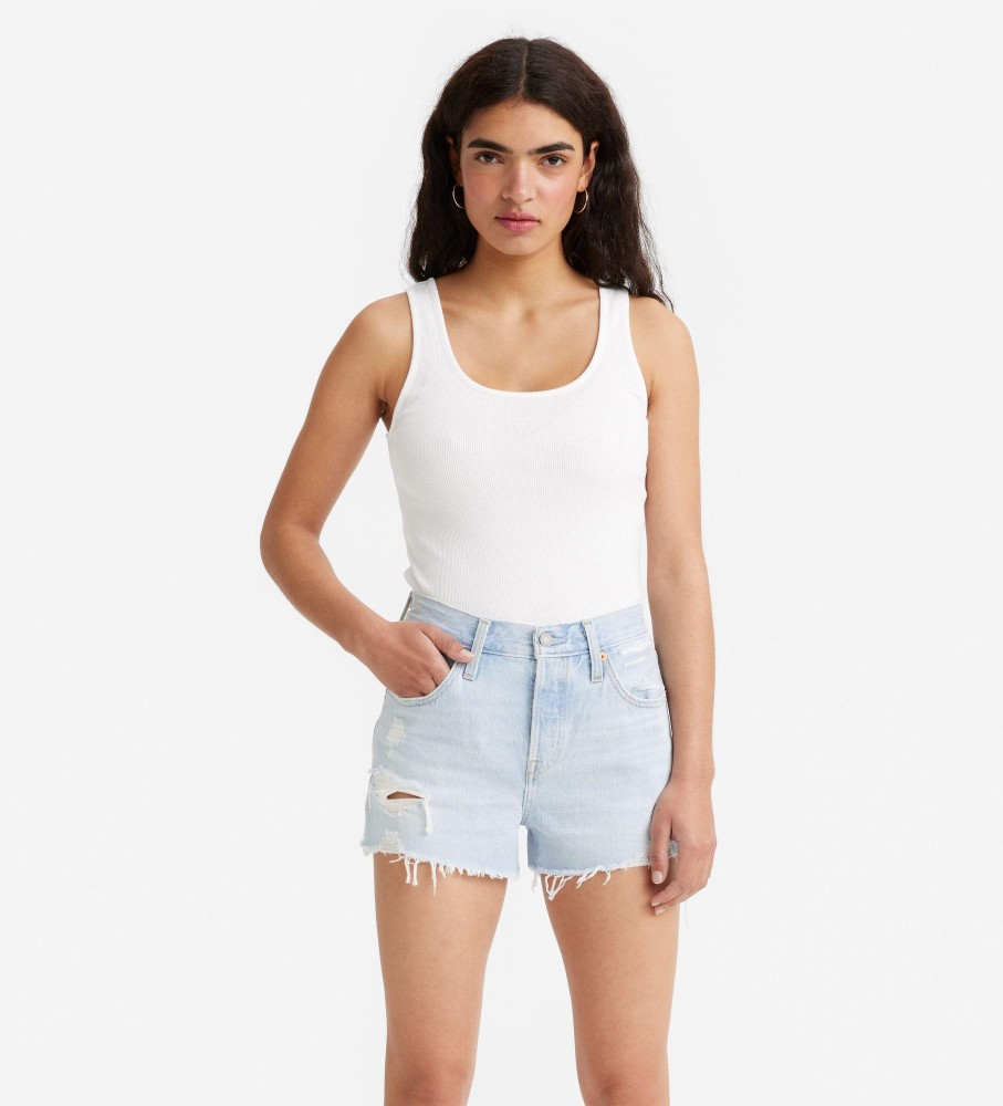 Regata canelada essencial da Levi's, branca