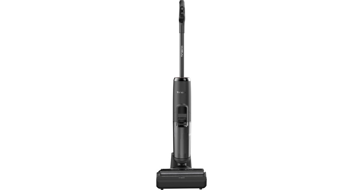 TinecoFloor One S6 Flashdry Pet nat- en droogstofzuiger & vloerreiniger nat- en droogzuiger  (Zwart, Stofzuigen en dweilen | oplaadbaar | iLoop Smart Sensor | FlashDry | app)