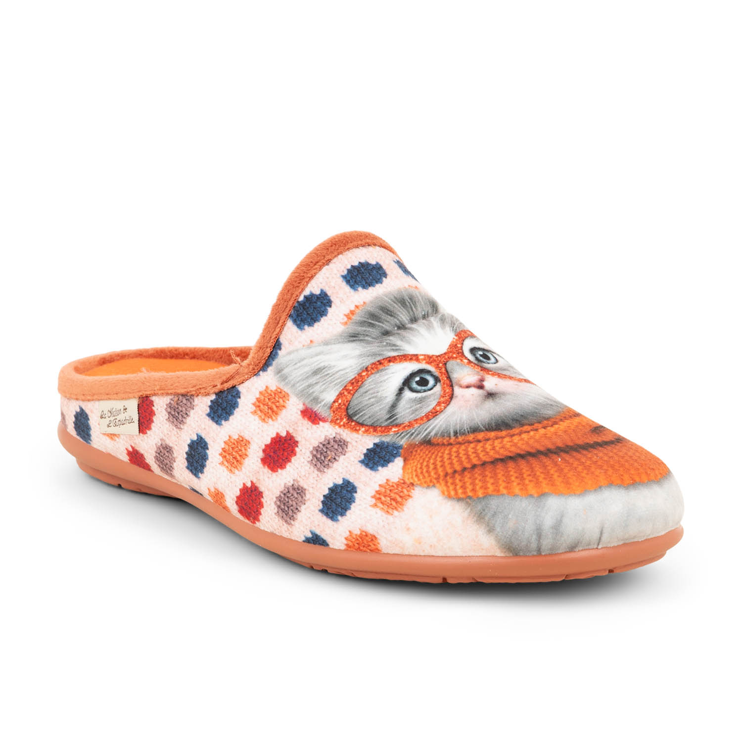 Chaussons femme LA MAISON DE L'ESPADRILLE LAMULECAT