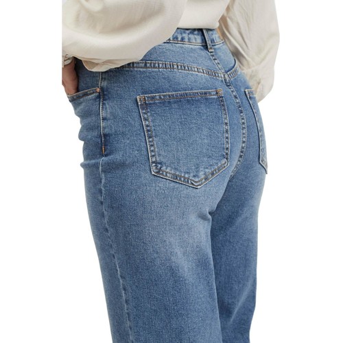Vila - VIWIDER DL HW WIDEMedium Blue Denim Azul