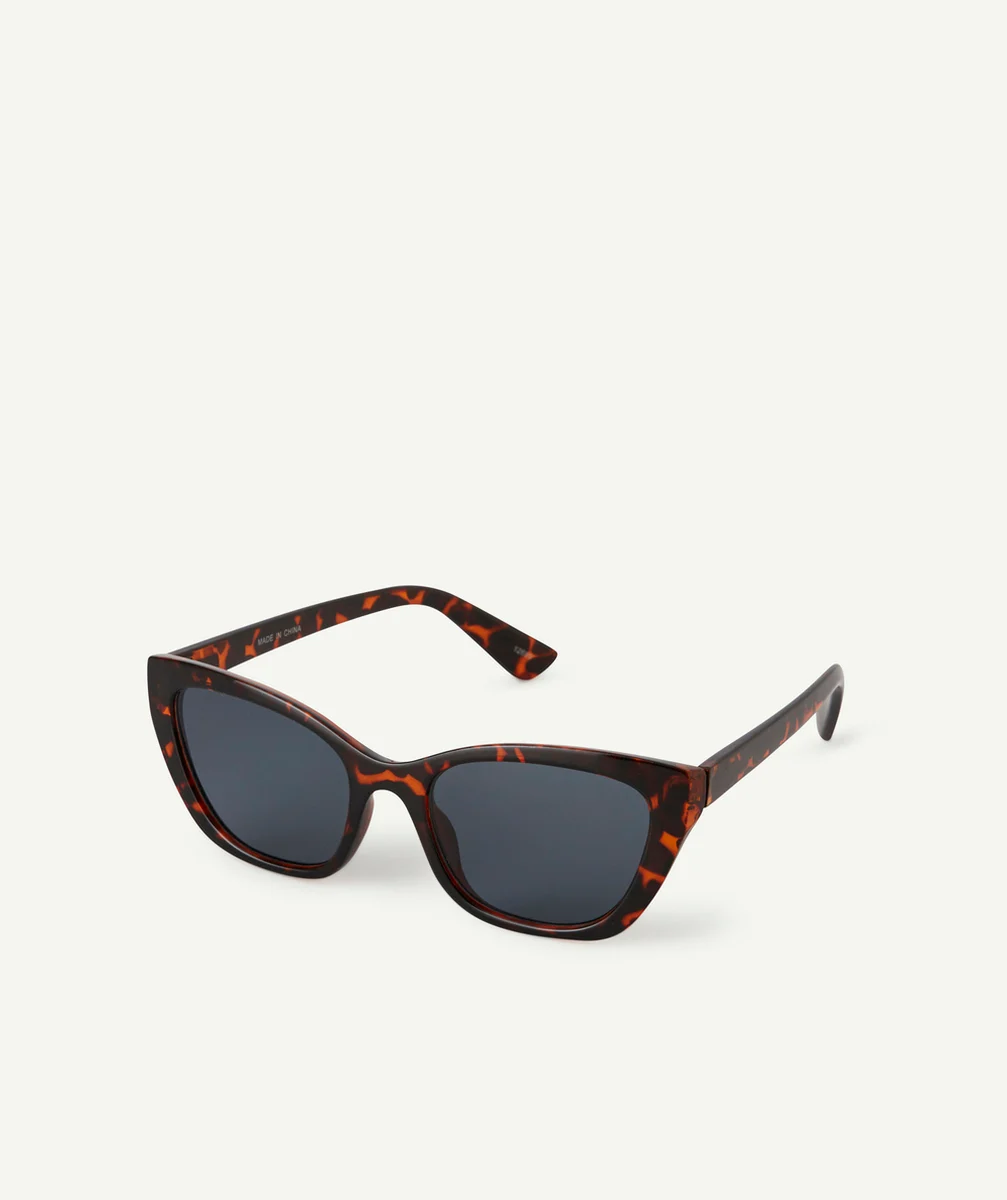 lunettes de soleil fille marron et noir