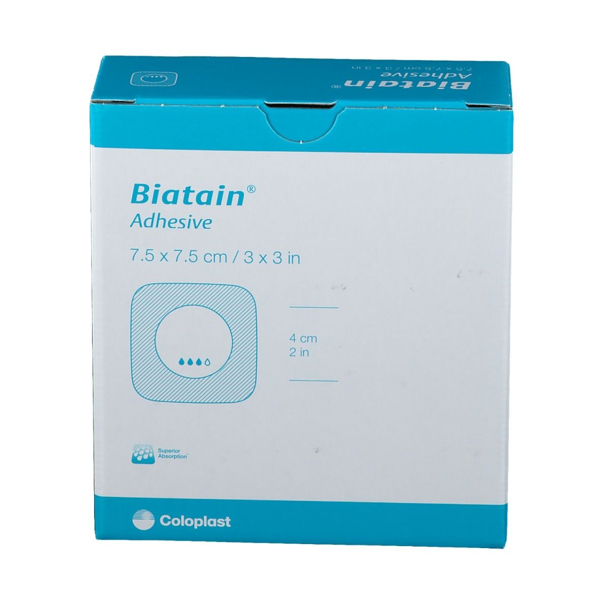 BIATAIN® Schaumverband selbst-haftend 7,5 x 7,5cm