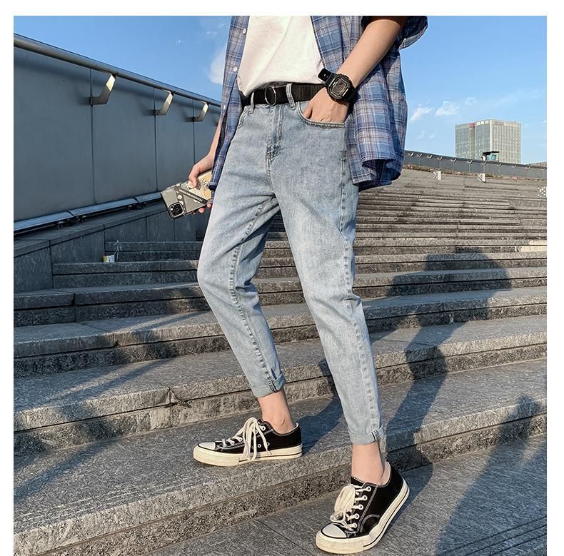 Sherina - Skinny jeans met hoge taille