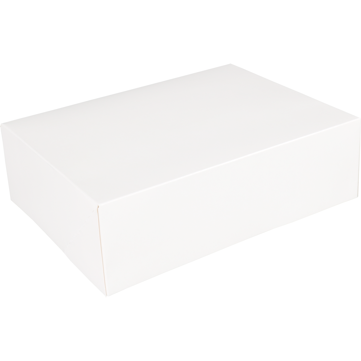 Gebaksdoos, karton, 26x20x8cm, wit