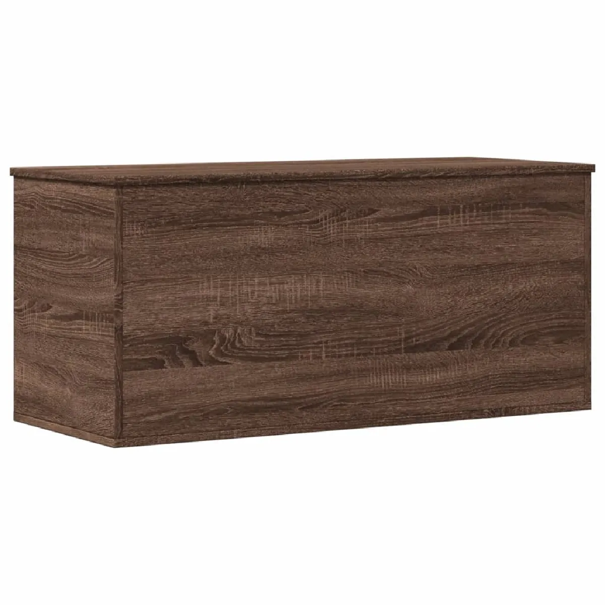 vidaXL Boîte de rangement chêne marron 100x42x46 cm