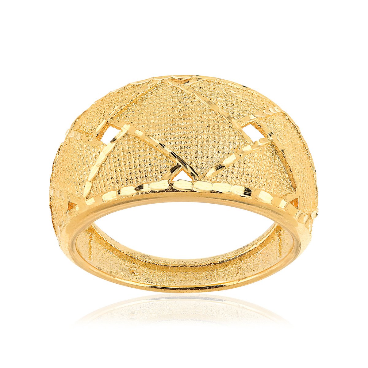 Bague or 375