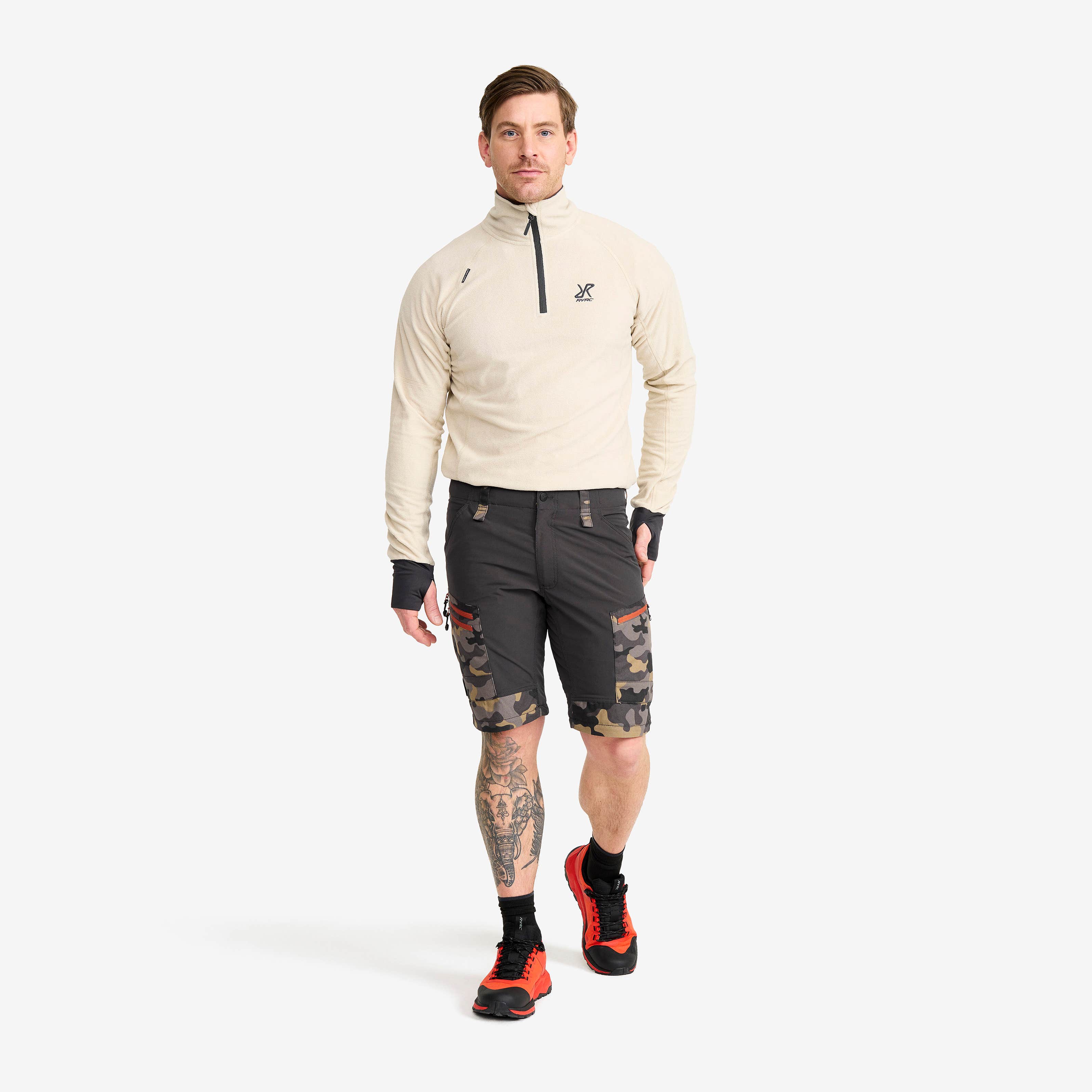 RVRC GP Pro Zip-off Pants Herre Khaki/Anthracite Camo