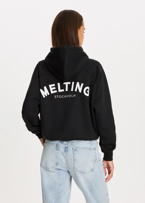 Oversized hoodie zwart (ZWART)