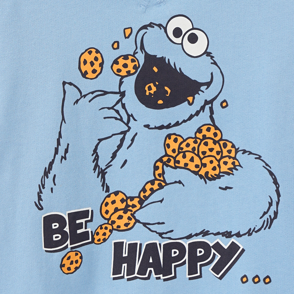 Topolino Sesamstraße Hoodie mit Print hellblau
