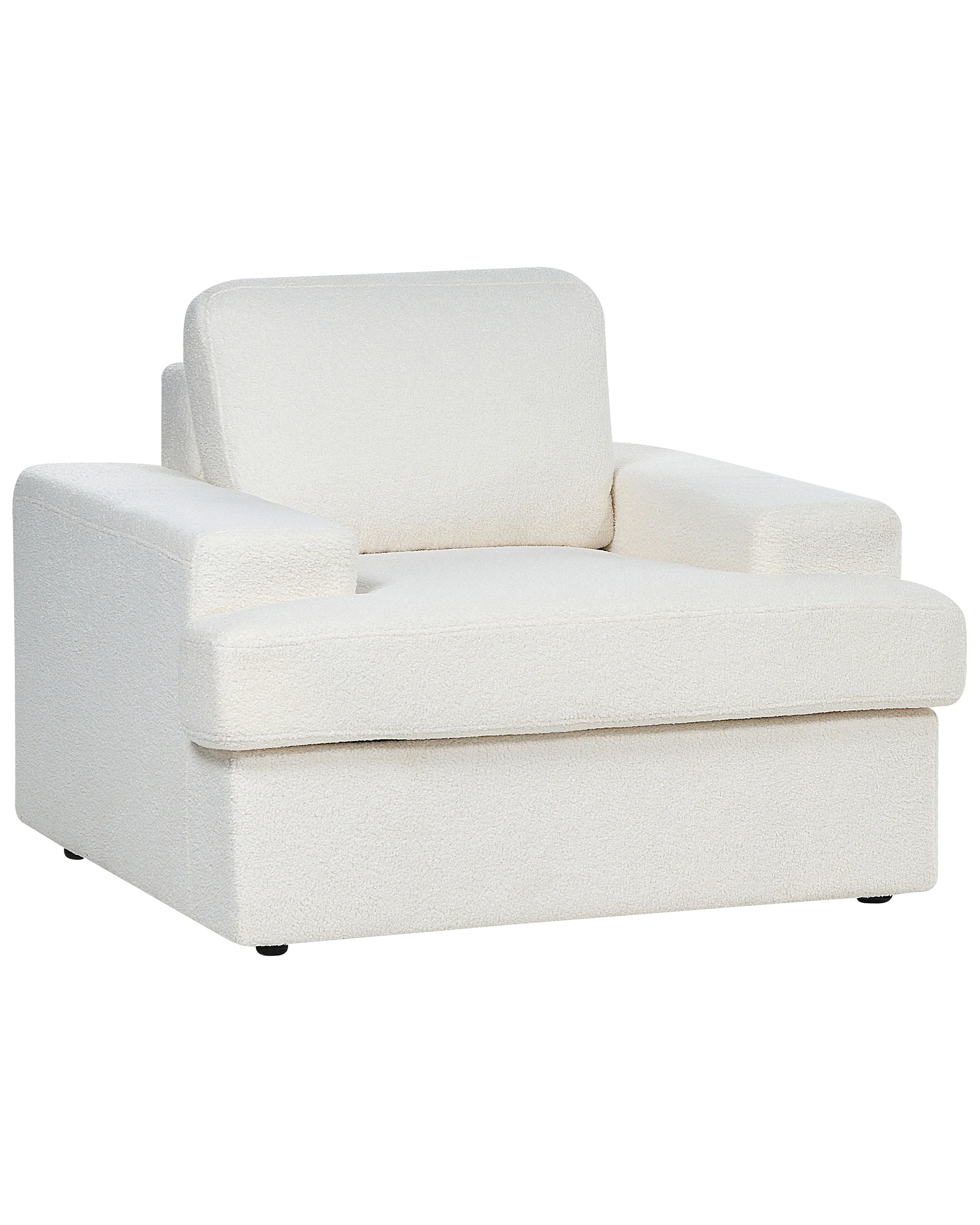 Fauteuil ALLA Bouclé Gebroken wit