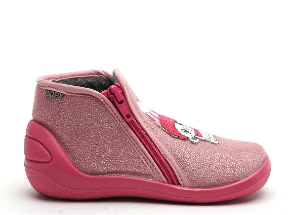 Bopy chaussons bebe abonnet rose