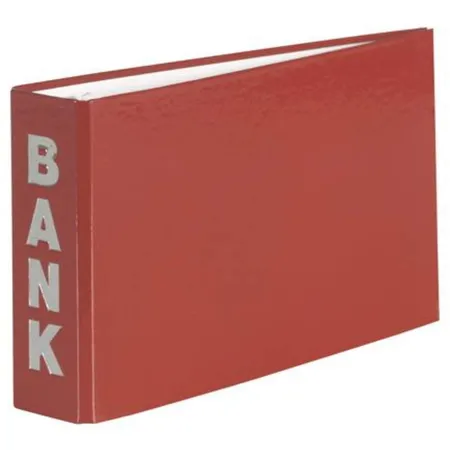 Stylex Bankordner für Kontoauszüge, 140 x 250 mm, bordeaux