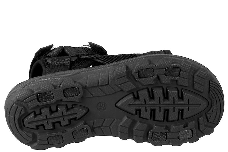 WHISTLER BURGOS KIDS SANDAL I SORT TEKSTIL