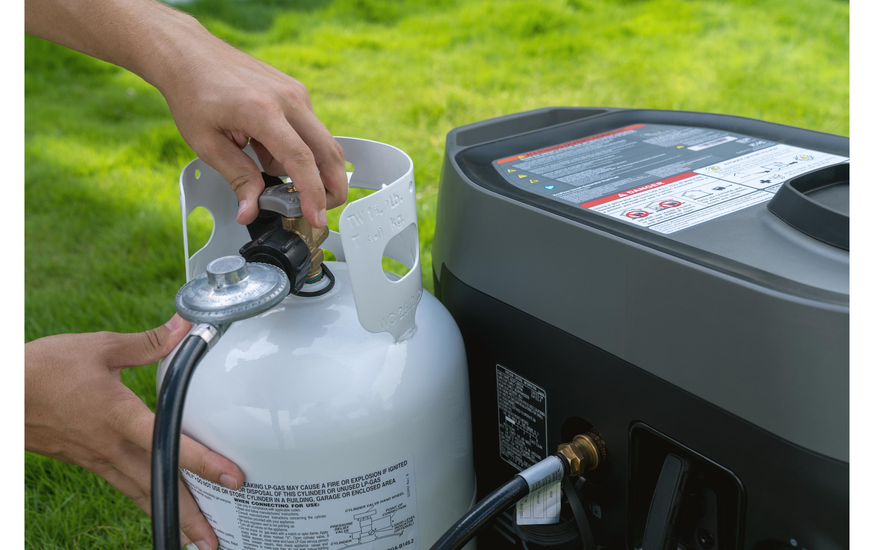 Stromerzeuger Smart Generator (Dual Fuel) 1800 W<br>Dual-Treibstoff Generator – läuft mit Benzin und Flüssiggas (LPG)
