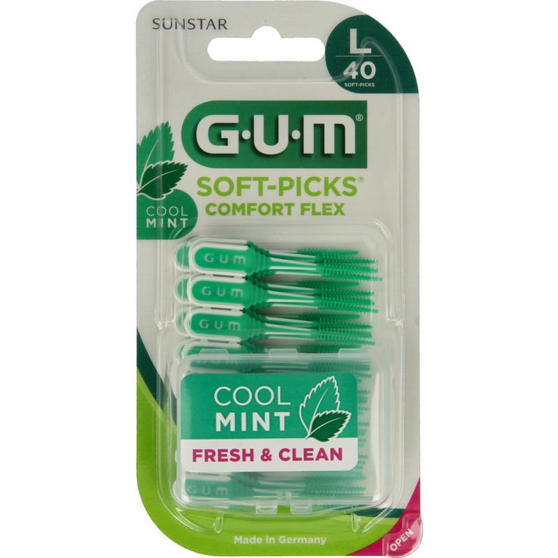 Gum Soft picks comfort flex mint l arge (40 stuks)