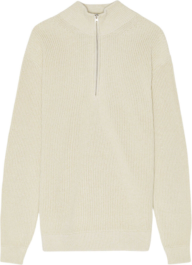 NN07 Jacobo Half Zip 6470 Ivory